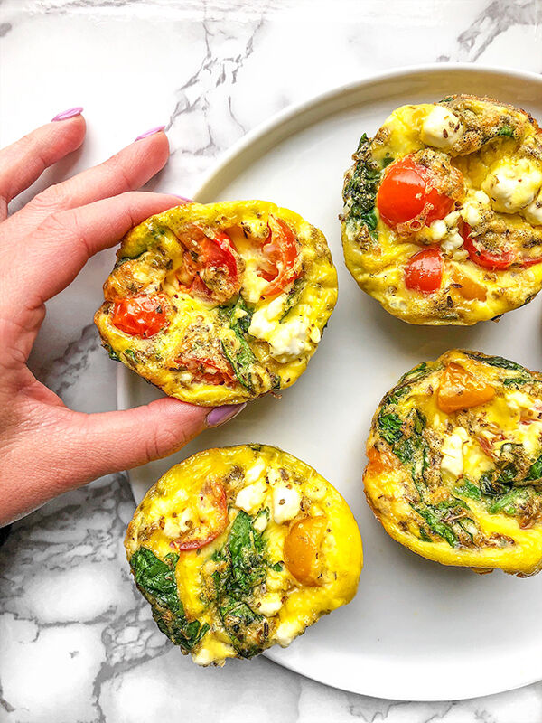 mini egg omelette